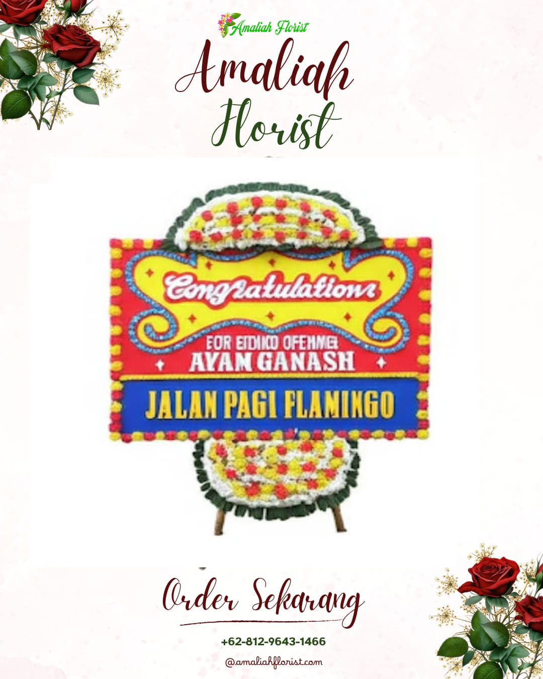 Sewa Papan Bunga Agam